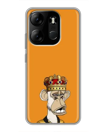 Чехол для TECNO Spark Go 2023 (BF7) с картинкой «Золотая обезьяна Bored Ape» Чехол для TECNO Spark Go 2023 (BF7) с картинкой «Золотая обезьяна Bored Ape»