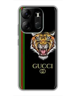 Чохол для TECNO Spark Go 2023 (BF7) з картинкою «Тигр Gucci» Чохол для TECNO Spark Go 2023 (BF7) з картинкою «Тигр Gucci»
