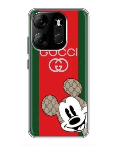 Чохол для TECNO Spark Go 2023 (BF7) з картинкою «Gucci — смуги та Міккі» Чохол для TECNO Spark Go 2023 (BF7) з картинкою «Gucci — смуги та Міккі»