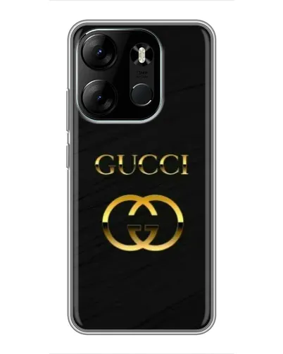 Чохол для TECNO Spark Go 2023 (BF7) з картинкою «Золотий логотип Gucci» Чохол для TECNO Spark Go 2023 (BF7) з картинкою «Золотий логотип Gucci»