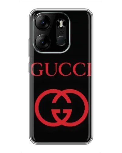 Чохол для TECNO Spark Go 2023 (BF7) з картинкою «Gucci — червоний логотип» Чохол для TECNO Spark Go 2023 (BF7) з картинкою «Gucci — червоний логотип»