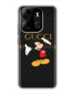 Чохол для TECNO Spark Go 2023 (BF7) з картинкою «Міккі Маус Gucci»