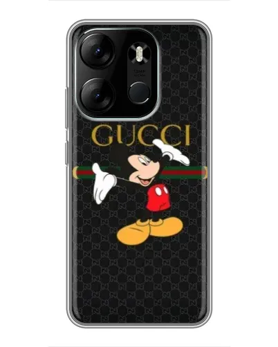 Чохол для TECNO Spark Go 2023 (BF7) з картинкою «Міккі Маус Gucci» Чохол для TECNO Spark Go 2023 (BF7) з картинкою «Міккі Маус Gucci»