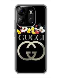 Чохол для TECNO Spark Go 2023 (BF7) з картинкою «Gucci — герої Disney»