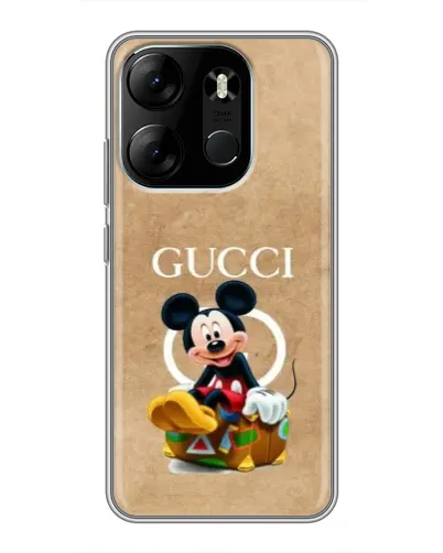 Чохол для TECNO Spark Go 2023 (BF7) з картинкою «Міккі Маус Gucci — крафт» Чохол для TECNO Spark Go 2023 (BF7) з картинкою «Міккі Маус Gucci — крафт»
