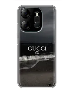 Чохол для TECNO Spark Go 2023 (BF7) з картинкою «Gucci — морський прибій»