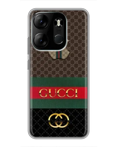 Чохол для TECNO Spark Go 2023 (BF7) з картинкою «Gucci — брендований десерт» Чохол для TECNO Spark Go 2023 (BF7) з картинкою «Gucci — брендований десерт»