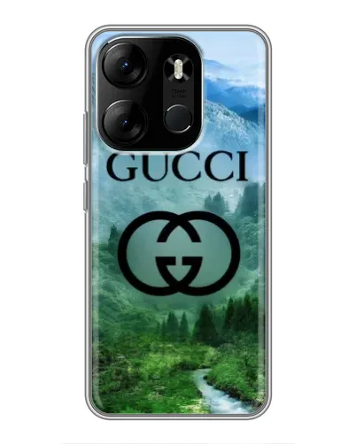 Чохол для TECNO Spark Go 2023 (BF7) з картинкою «Gucci — гірський пейзаж» Чохол для TECNO Spark Go 2023 (BF7) з картинкою «Gucci — гірський пейзаж»