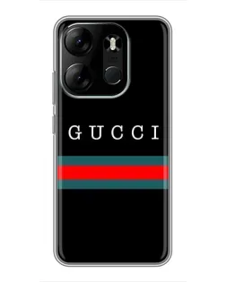 Чохол для TECNO Spark Go 2023 (BF7) з картинкою «Gucci — червоний пояс»