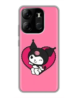 Чехол для TECNO Spark Go 2023 (BF7) с картинкой «Kuromi — любовь в сердце» Чехол для TECNO Spark Go 2023 (BF7) с картинкой «Kuromi — любовь в сердце»