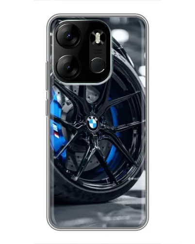 Чехол для TECNO Spark Go 2023 (BF7) с картинкой «Колесо BMW вблизи» Чехол для TECNO Spark Go 2023 (BF7) с картинкой «Колесо BMW вблизи»