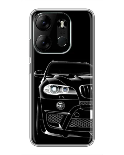 Чехол для TECNO Spark Go 2023 (BF7) с картинкой «Темный силуэт BMW» Чехол для TECNO Spark Go 2023 (BF7) с картинкой «Темный силуэт BMW»