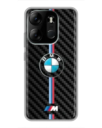 Чехол для TECNO Spark Go 2023 (BF7) с картинкой «Эмблема BMW и карбон» Чехол для TECNO Spark Go 2023 (BF7) с картинкой «Эмблема BMW и карбон»