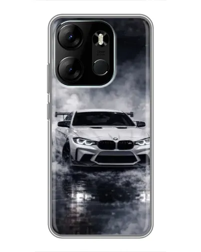 Чехол для TECNO Spark Go 2023 (BF7) с картинкой «BMW сквозь туман» Чехол для TECNO Spark Go 2023 (BF7) с картинкой «BMW сквозь туман»