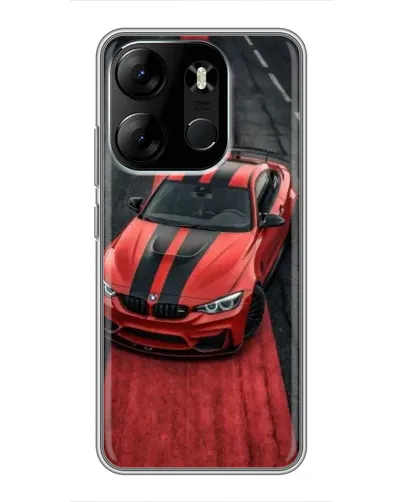 Чехол для TECNO Spark Go 2023 (BF7) с картинкой «BMW на красной дорожке» Чехол для TECNO Spark Go 2023 (BF7) с картинкой «BMW на красной дорожке»