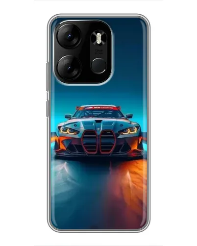 Чехол для TECNO Spark Go 2023 (BF7) с картинкой «BMW — огни неона» Чехол для TECNO Spark Go 2023 (BF7) с картинкой «BMW — огни неона»