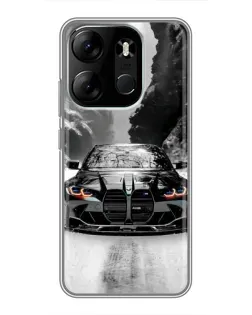 Чехол для TECNO Spark Go 2023 (BF7) с картинкой «BMW — акварельный дрифт»