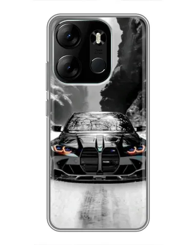 Чехол для TECNO Spark Go 2023 (BF7) с картинкой «BMW — акварельный дрифт» Чехол для TECNO Spark Go 2023 (BF7) с картинкой «BMW — акварельный дрифт»