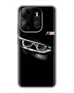 Чехол для TECNO Spark Go 2023 (BF7) с картинкой «BMW — взгляд тигра»