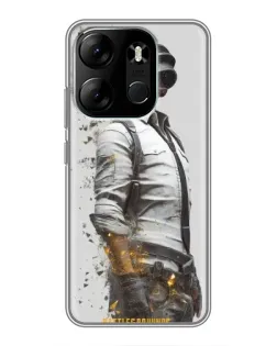 Чохол для TECNO Spark Go 2023 (BF7) з картинкою «PUBG — боєць у пилу»