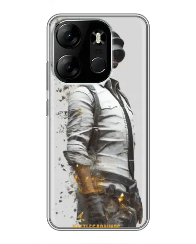 Чехол для TECNO Spark Go 2023 (BF7) с картинкой «PUBG — боец в пыли» Чехол для TECNO Spark Go 2023 (BF7) с картинкой «PUBG — боец в пыли»