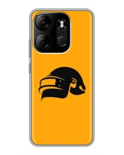 Чохол для TECNO Spark Go 2023 (BF7) з картинкою «PUBG — золотий шолом»
