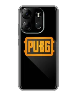 Чохол для TECNO Spark Go 2023 (BF7) з картинкою «PUBG — рамка лого»