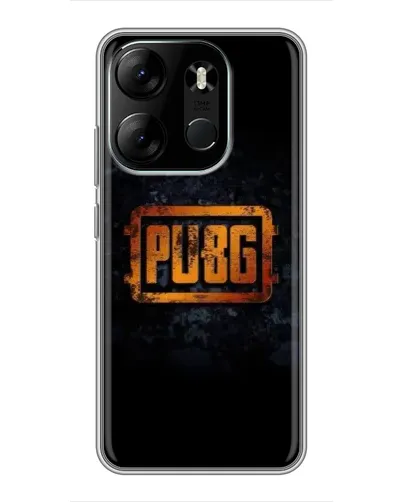 Чехол для TECNO Spark Go 2023 (BF7) с картинкой «PUBG — золотой логотип» Чехол для TECNO Spark Go 2023 (BF7) с картинкой «PUBG — золотой логотип»