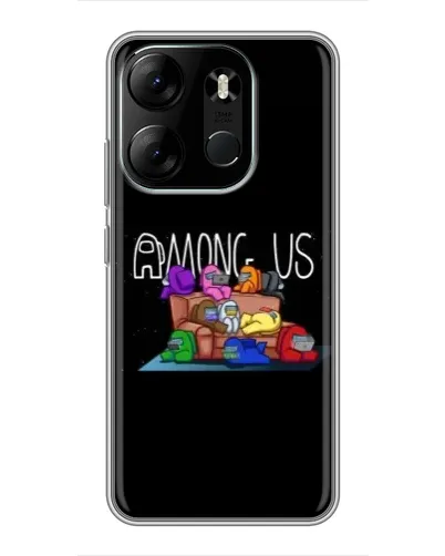 Чохол для TECNO Spark Go 2023 (BF7) з картинкою «Логотип Among Us»