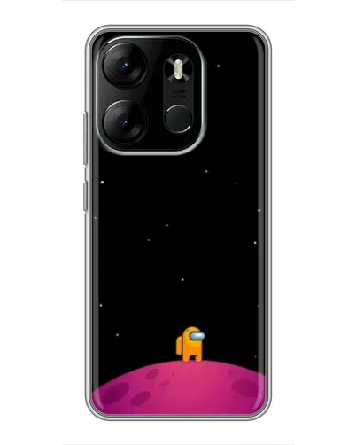 Чохол для TECNO Spark Go 2023 (BF7) з картинкою «Самотній герой на планеті»