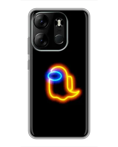 Чохол для TECNO Spark Go 2023 (BF7) з картинкою «Among Us неонове сяйво»