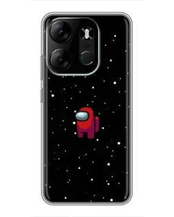 Чохол для TECNO Spark Go 2023 (BF7) з картинкою «Червоний Among Us» Чохол для TECNO Spark Go 2023 (BF7) з картинкою «Червоний Among Us»