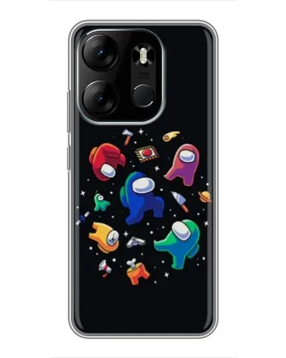 Чохол для TECNO Spark Go 2023 (BF7) з картинкою «Among Us космос»