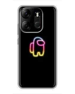 Чохол для TECNO Spark Go 2023 (BF7) з картинкою «Among Us градієнт» Чохол для TECNO Spark Go 2023 (BF7) з картинкою «Among Us градієнт»