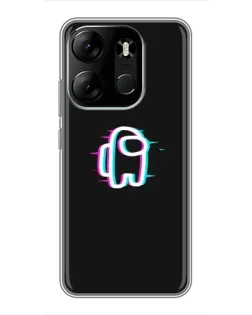 Чохол для TECNO Spark Go 2023 (BF7) з картинкою «Among Us неон» Чохол для TECNO Spark Go 2023 (BF7) з картинкою «Among Us неон»