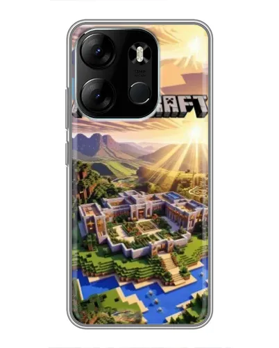 Чехол для TECNO Spark Go 2023 (BF7) с картинкой «Minecraft панорама» Чехол для TECNO Spark Go 2023 (BF7) с картинкой «Minecraft панорама»