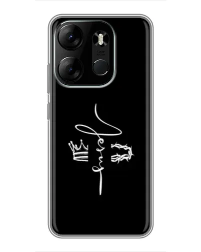 Чохол для TECNO Spark Go 2023 (BF7) з картинкою «Король Слави Jesus» Чохол для TECNO Spark Go 2023 (BF7) з картинкою «Король Слави Jesus»