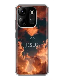 Чохол для TECNO Spark Go 2023 (BF7) з картинкою «Сяйво Імені Jesus»