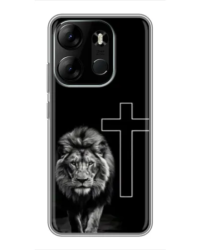 Чохол для TECNO Spark Go 2023 (BF7) з картинкою «Лев та Хрест» Чохол для TECNO Spark Go 2023 (BF7) з картинкою «Лев та Хрест»