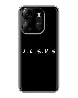 Чохол для TECNO Spark Go 2023 (BF7) з картинкою «Крапки віри J.E.S.U.S.»