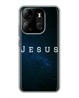 Чохол для TECNO Spark Go 2023 (BF7) з картинкою «Зоряне небо Jesus»