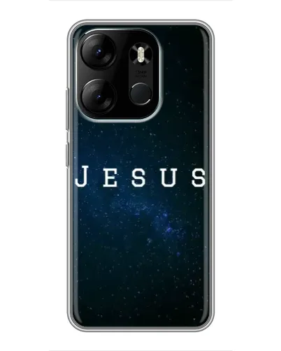 Чохол для TECNO Spark Go 2023 (BF7) з картинкою «Зоряне небо Jesus» Чохол для TECNO Spark Go 2023 (BF7) з картинкою «Зоряне небо Jesus»
