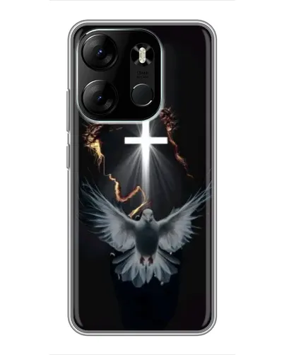 Чохол для TECNO Spark Go 2023 (BF7) з картинкою «Голуб та Світло» Чохол для TECNO Spark Go 2023 (BF7) з картинкою «Голуб та Світло»