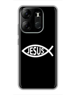 Чохол для TECNO Spark Go 2023 (BF7) з картинкою «Класичний Jesus»