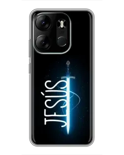 Чохол для TECNO Spark Go 2023 (BF7) з картинкою «Меч Духа Jesus»
