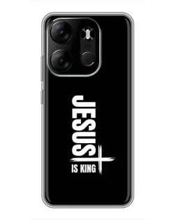 Чохол для TECNO Spark Go 2023 (BF7) з картинкою «Вертикаль віри Jesus»