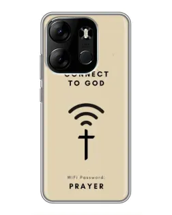 Чехол для TECNO Spark Go 2023 (BF7) с картинкой «Молитва Connect» Чехол для TECNO Spark Go 2023 (BF7) с картинкой «Молитва Connect»
