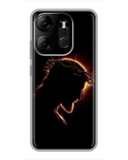 Чехол для TECNO Spark Go 2023 (BF7) с картинкой «Терновый венец» Чехол для TECNO Spark Go 2023 (BF7) с картинкой «Терновый венец»