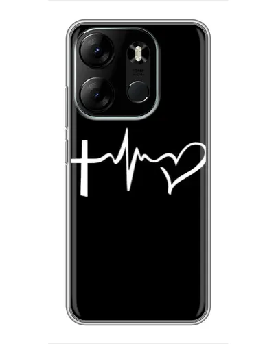 Чехол для TECNO Spark Go 2023 (BF7) с картинкой «Пульс веры» Чехол для TECNO Spark Go 2023 (BF7) с картинкой «Пульс веры»