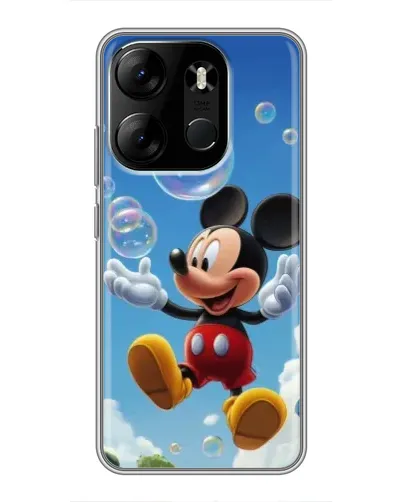 Чехол для TECNO Spark Go 2023 (BF7) с картинкой «Mickey и мыльные пузыри» Чехол для TECNO Spark Go 2023 (BF7) с картинкой «Mickey и мыльные пузыри»